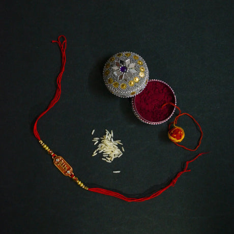 The sacred thread of Rakhi between Krishna and Draupadi symbolizes a profound bond of protection, love, and loyalty that transcends the ties of blood.