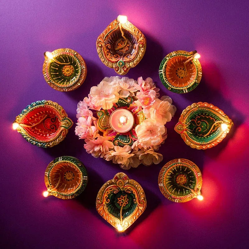 diwali diya design photos