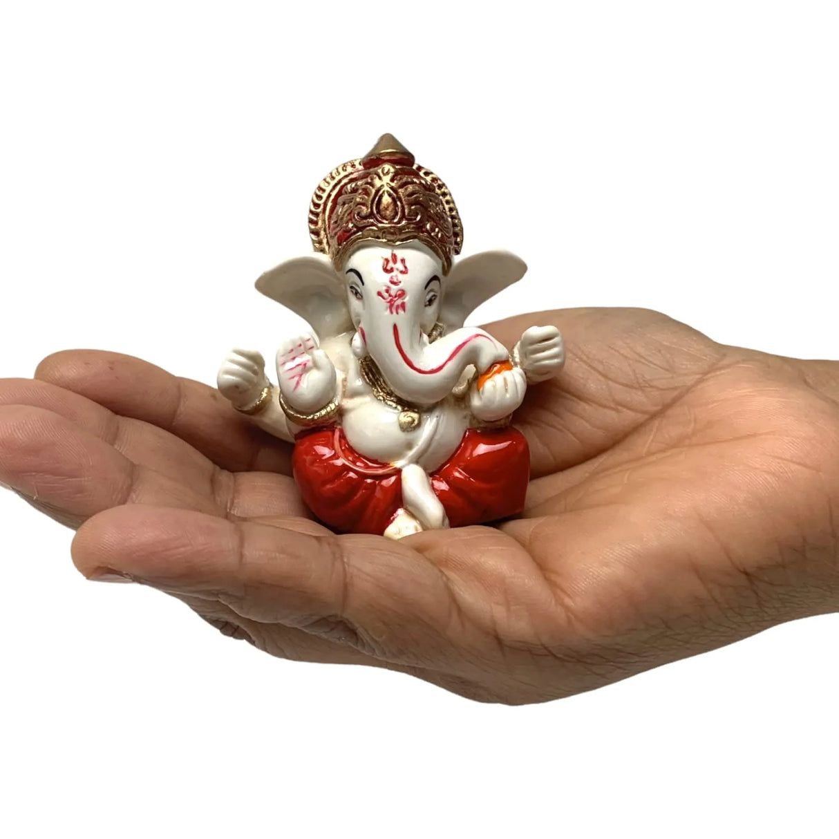 1 Ct Acrylic Car Ganesha Statue Idol Showpiece God of Luck and Success Ganpati Figurine for Home Decoration and Car Dashboard Housewarming Pooja Diwali Decoration - LoveNspire