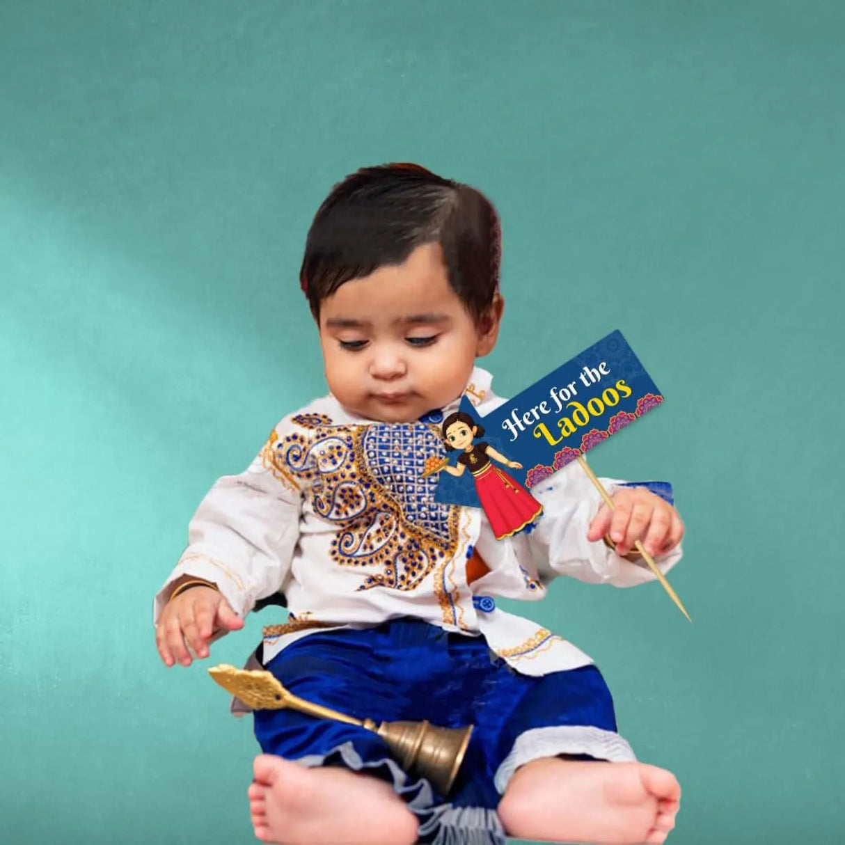 10 Pcs Happy Diwali Photo Booth Props Kit Festival of Lights Celebration Props for Photoshoot Deepawali Party Picture Selfie Stick Props Indian Themed Party Supplies - LoveNspire