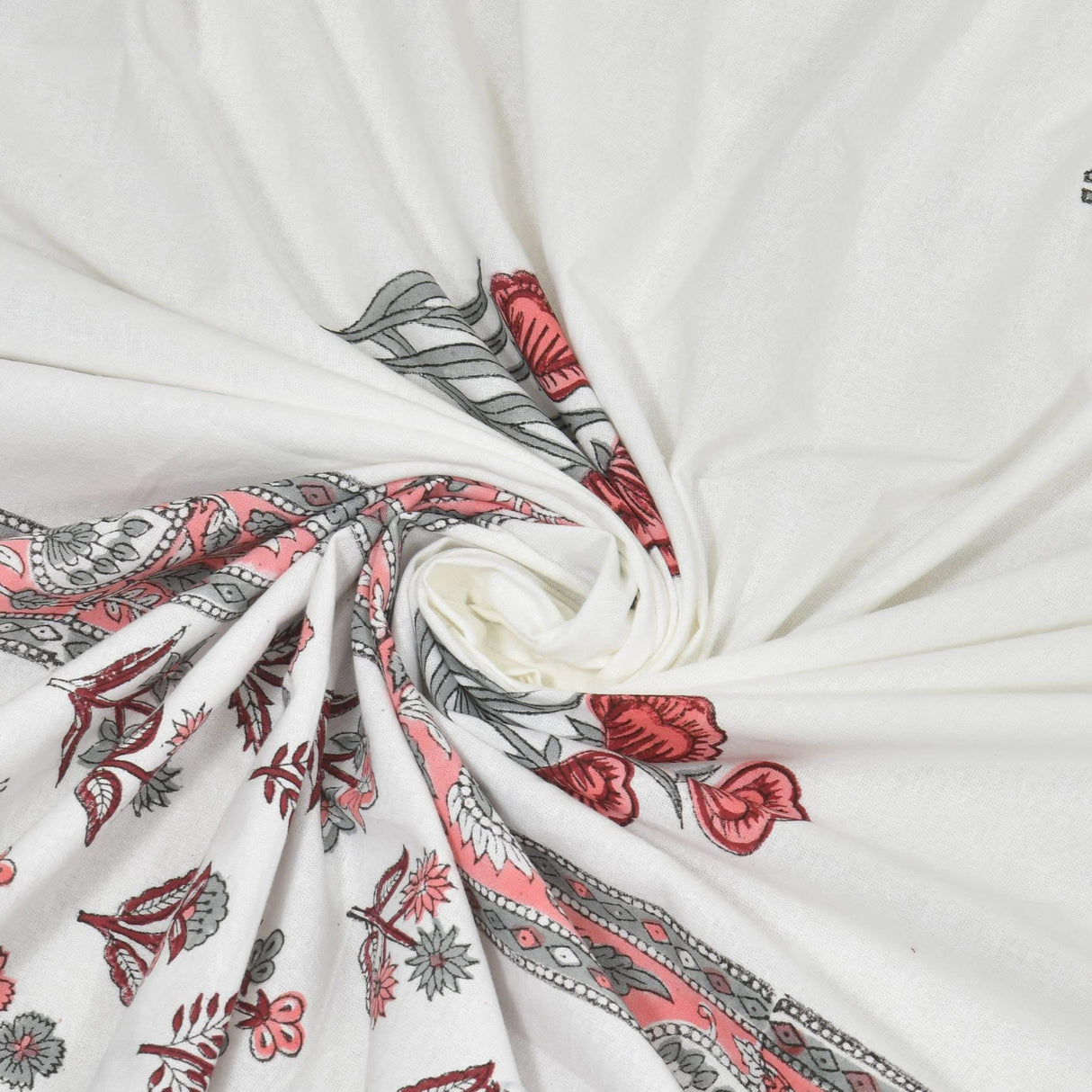 100% Cotton Floral Print Fitted Sheet Set 3pcs 150 Thread Count Indian Ethnic Bedsheets Premium Soft & Breathable Bedding Set Home Decor Sheets (king, Queen) - LoveNspire