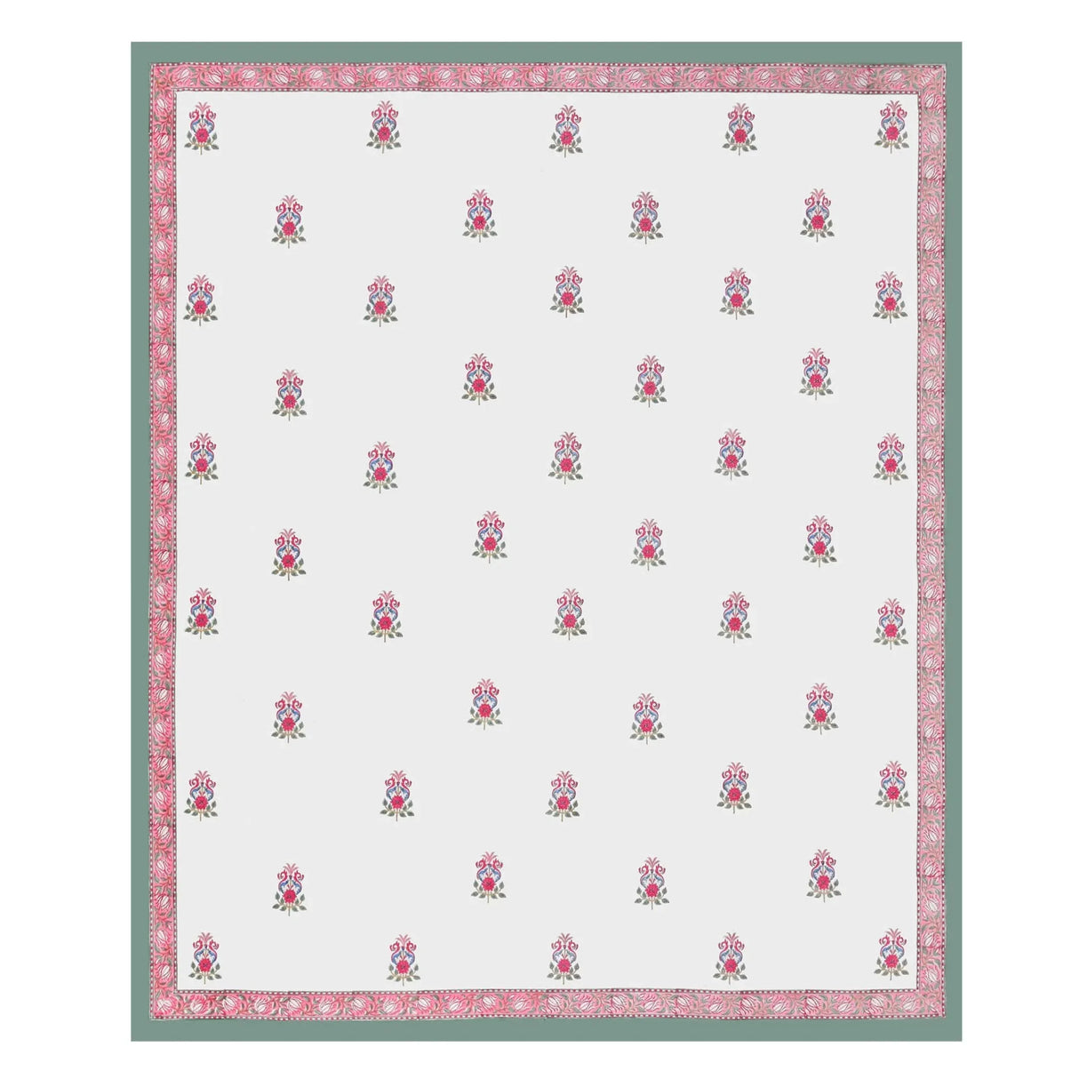 Cotton Floral Print Indian Ethnic Bedsheets 150 Thread Count 3 Pcs Fitted Sheet Set 100% Premium Soft & Breathable Bedding Set Home Decor Sheets (king, Queen) - LoveNspire