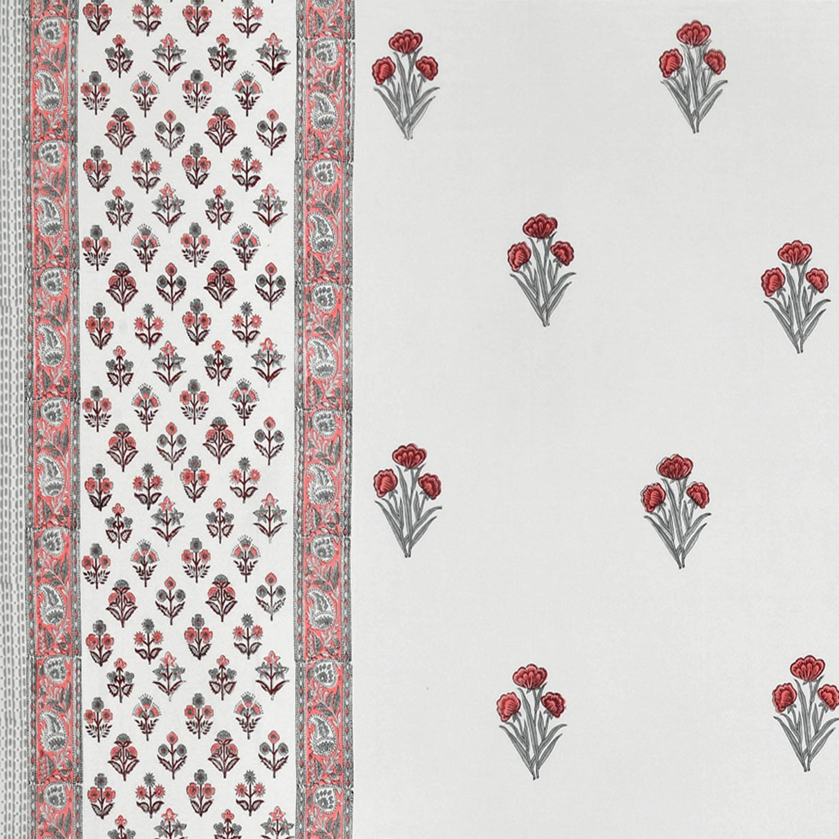 100% Cotton Floral Print Fitted Sheet Set 3pcs 150 Thread Count Indian Ethnic Bedsheets Premium Soft & Breathable Bedding Set Home Decor Sheets (king, Queen) - LoveNspire