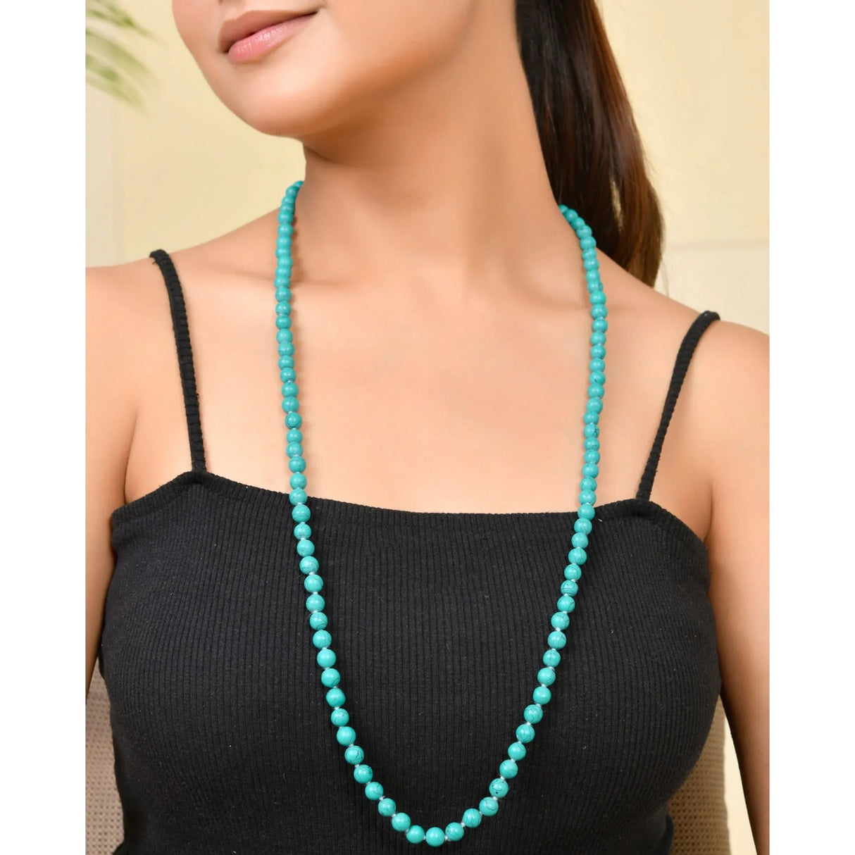 LOVENSPIRE 108 Mala Beads Natural Healing Crystal Gemstones Yoga Meditation Necklace Japa Prayer Mala Beaded Tassel Buddhist Tibetan Hand Knotted Reiki Chakra Stone Women Men Jewelry - LoveNspire
