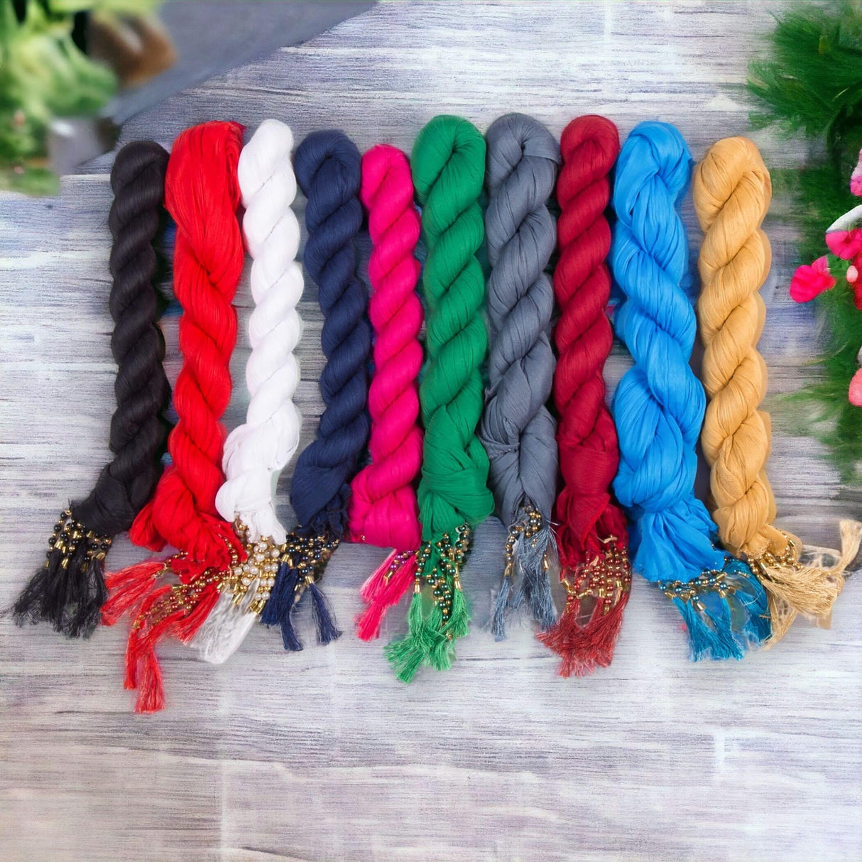 Lycra Dupatta for Women Plain Scarf Shawl Wrap Soft Indian Wedding Lightweight Dupatta with Tassels Lace - LoveNspire