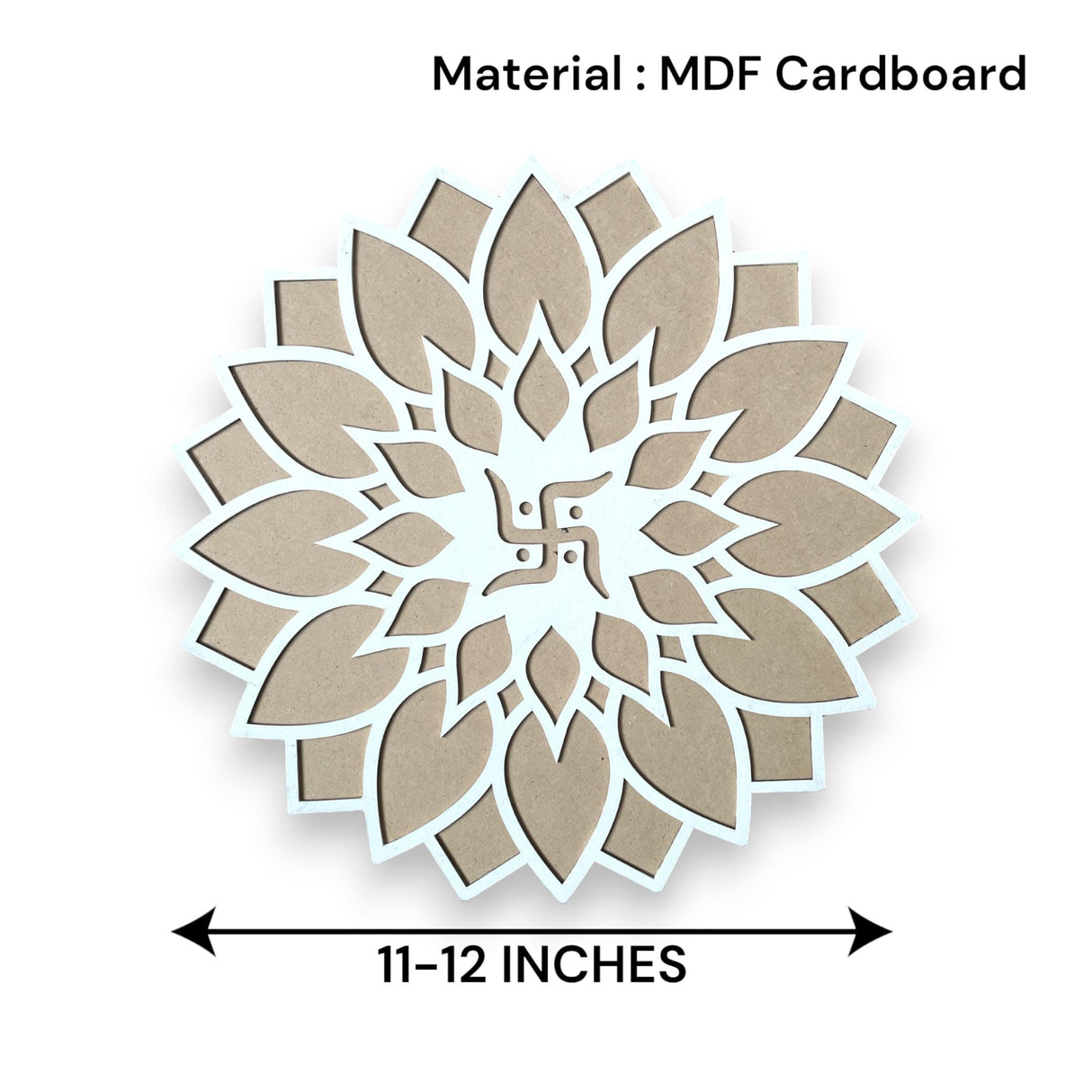 12 Inch Diy Mdf Reusable Rangoli Mat, Rangoli Kit, Rangoli Decorations, Rangoli Stencil, Diwali Rangoli, Rangoli Template, Rangoli Boards - LoveNspire