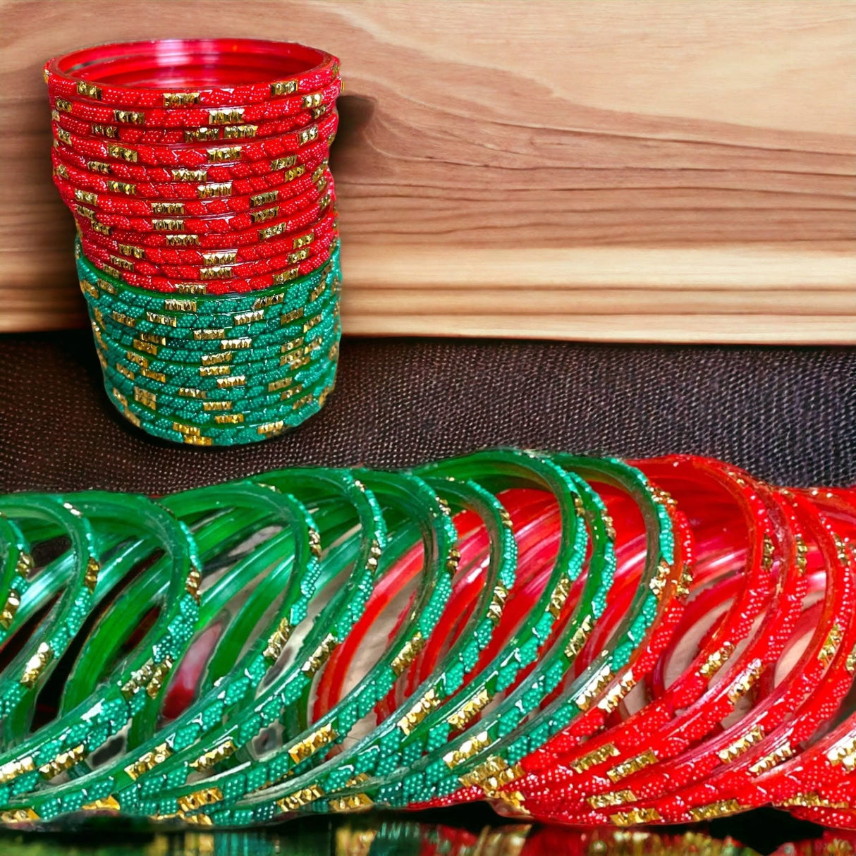 12ct Colorful Bangles, Glass Bangles, Multi Color Bangles, Bangle Set, Bangles, Bridal Bangles, Chudaa Set, Chudiyaa, Handcrafted Bangles, Kangan Sest, Wedding Bangles - LoveNspire