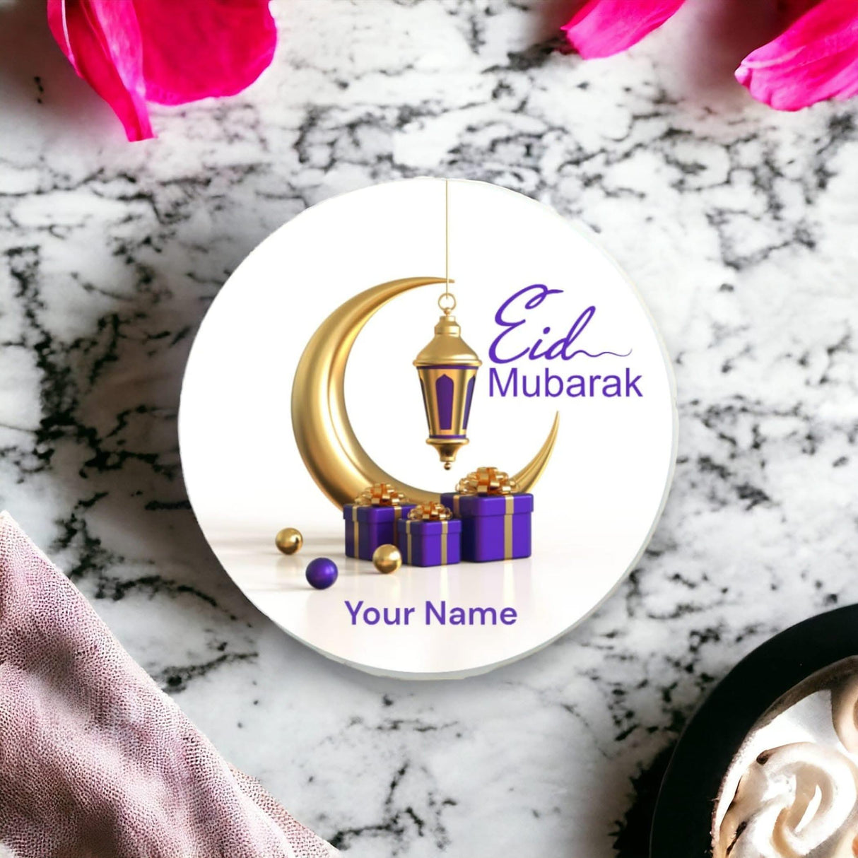 12x Personalized Eid Gift Sticker, Eid Mubarak Stickers, Eid Gift Ideas, Eid Party Decoration, Eid Tags, Eid Stickers. Eid Goodie Bag - LoveNspire