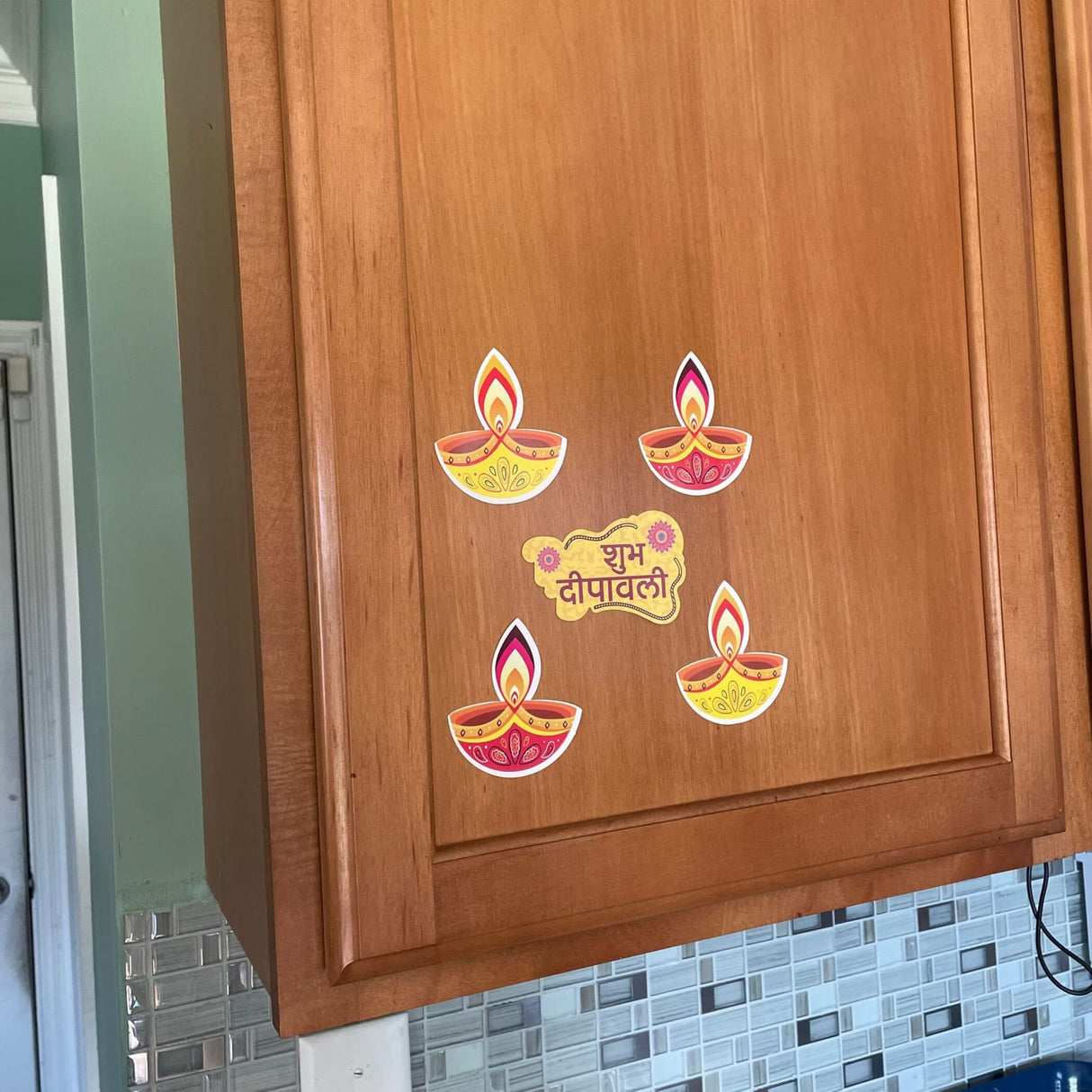 16pcs Diy Diwali Wall Decor, Diwali Paper Cutouts, Diwali Wall Decoration, Diwali Home Decor, Diwali Backdrop, Diwali Diya, Shubh Diwali - LoveNspire