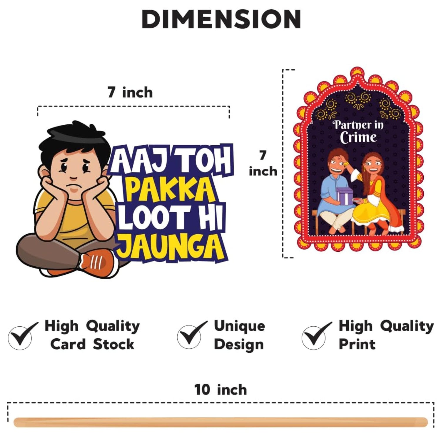 17 Pcs Rakhi Photo Booth Props for Photoshoot Happy Raksha Bandhan Sign Hindu Festival Party Favors Decorations Kit for Home Indoor Outdoor Decor - LoveNspire