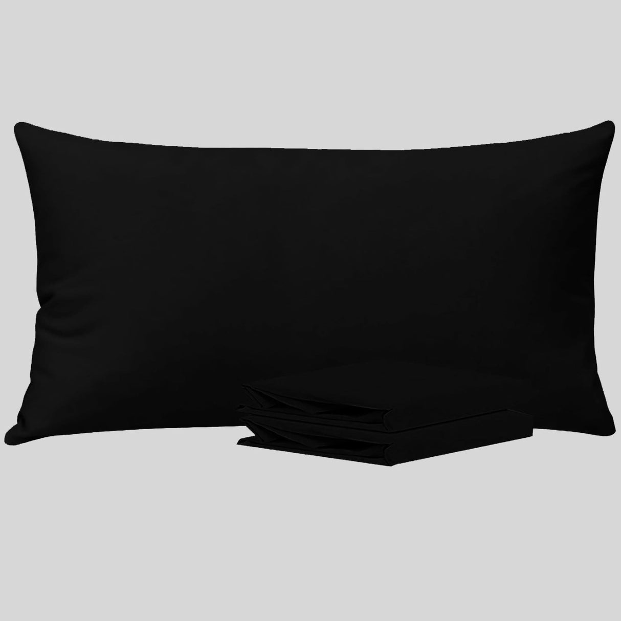 150 Thread Count Pillow Covers 100% Cotton Pillowcases Soft & Smooth Hotel-quality Set of 2 Pillow Case with Envelope Closure Breathable Cooling - Fits Queen/king/cal King Size Pillows - LoveNspire