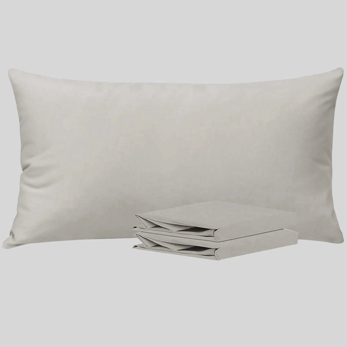 150 Thread Count Pillow Covers 100% Cotton Pillowcases Soft & Smooth Hotel-quality Set of 2 Pillow Case with Envelope Closure Breathable Cooling - Fits Queen/king/cal King Size Pillows - LoveNspire