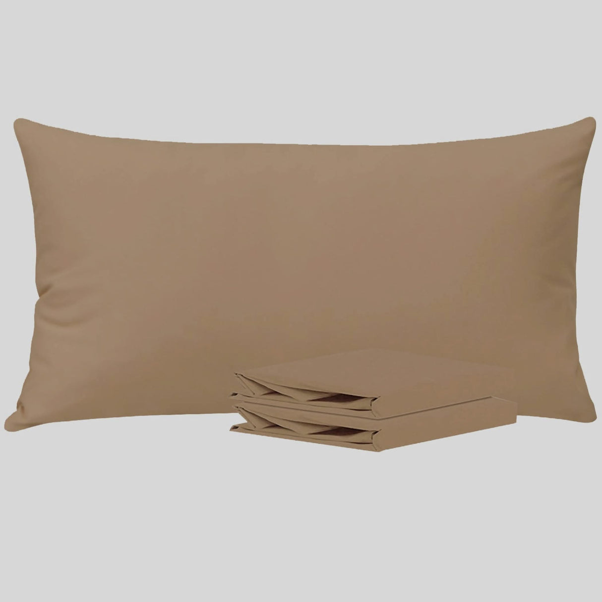 150 Thread Count Pillow Covers 100% Cotton Pillowcases Soft & Smooth Hotel-quality Set of 2 Pillow Case with Envelope Closure Breathable Cooling - Fits Queen/king/cal King Size Pillows - LoveNspire