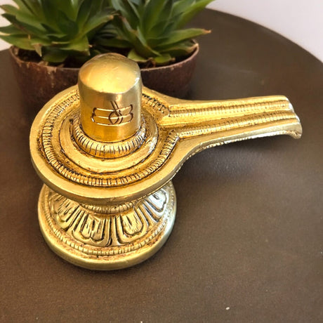 Shiva Lingam Shivling Statue Idol for Hindu Festive Pooja Maha Shivratri Indian Puja Home Temple Mandir Decor -white Lord Shankar Shiva Om Sculpture God (2 Inch) - LoveNspire