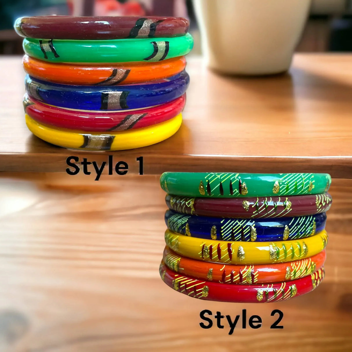 20ct Glass Bangle for Women, Baby Shower Bangles, Gold Line Bangles, Indian Bangles, Return Gifts, Valaikappu Bangles, Wedding Glass Bangle - LoveNspire