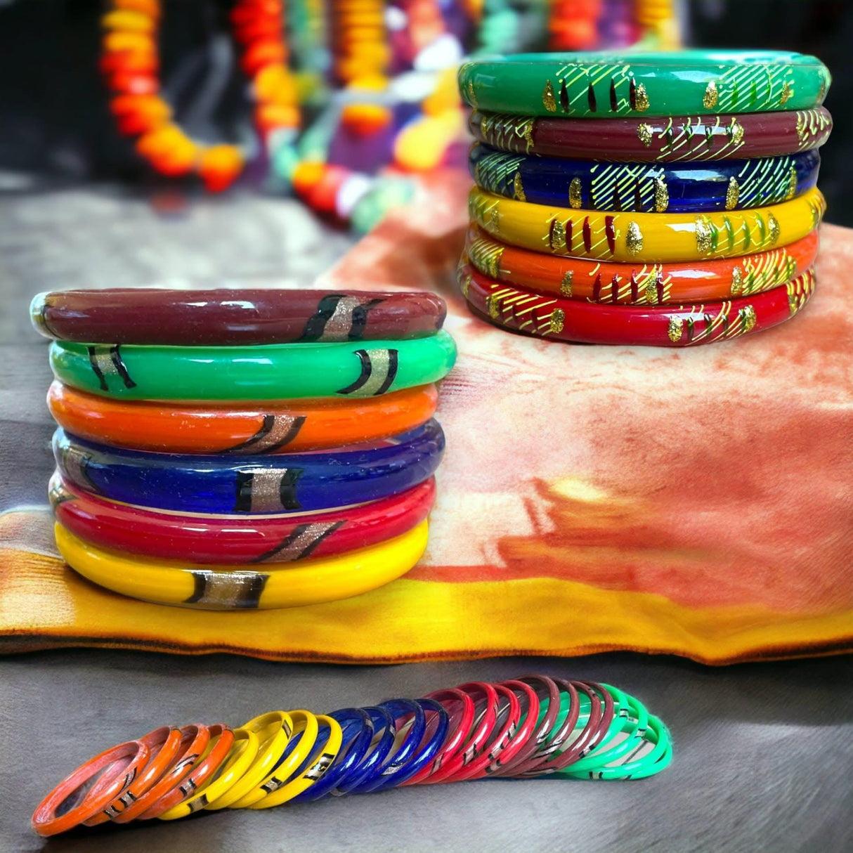 20ct Glass Bangle for Women, Baby Shower Bangles, Gold Line Bangles, Indian Bangles, Return Gifts, Valaikappu Bangles, Wedding Glass Bangle - LoveNspire