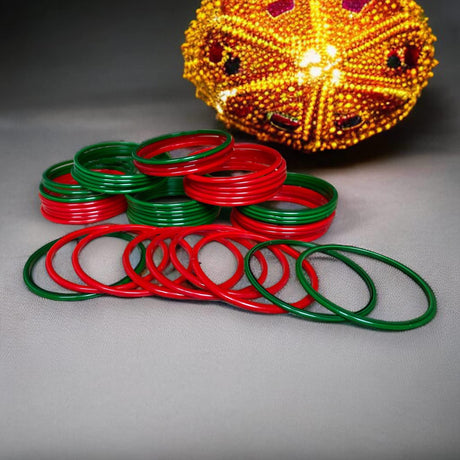 24ct Plain Glass Bangles, Bangles for Girls, Bangles for Women, Girls Bangles, Glass Jewelry, Multi Color Bangles, Wedding Bangles, Women Bangles - LoveNspire
