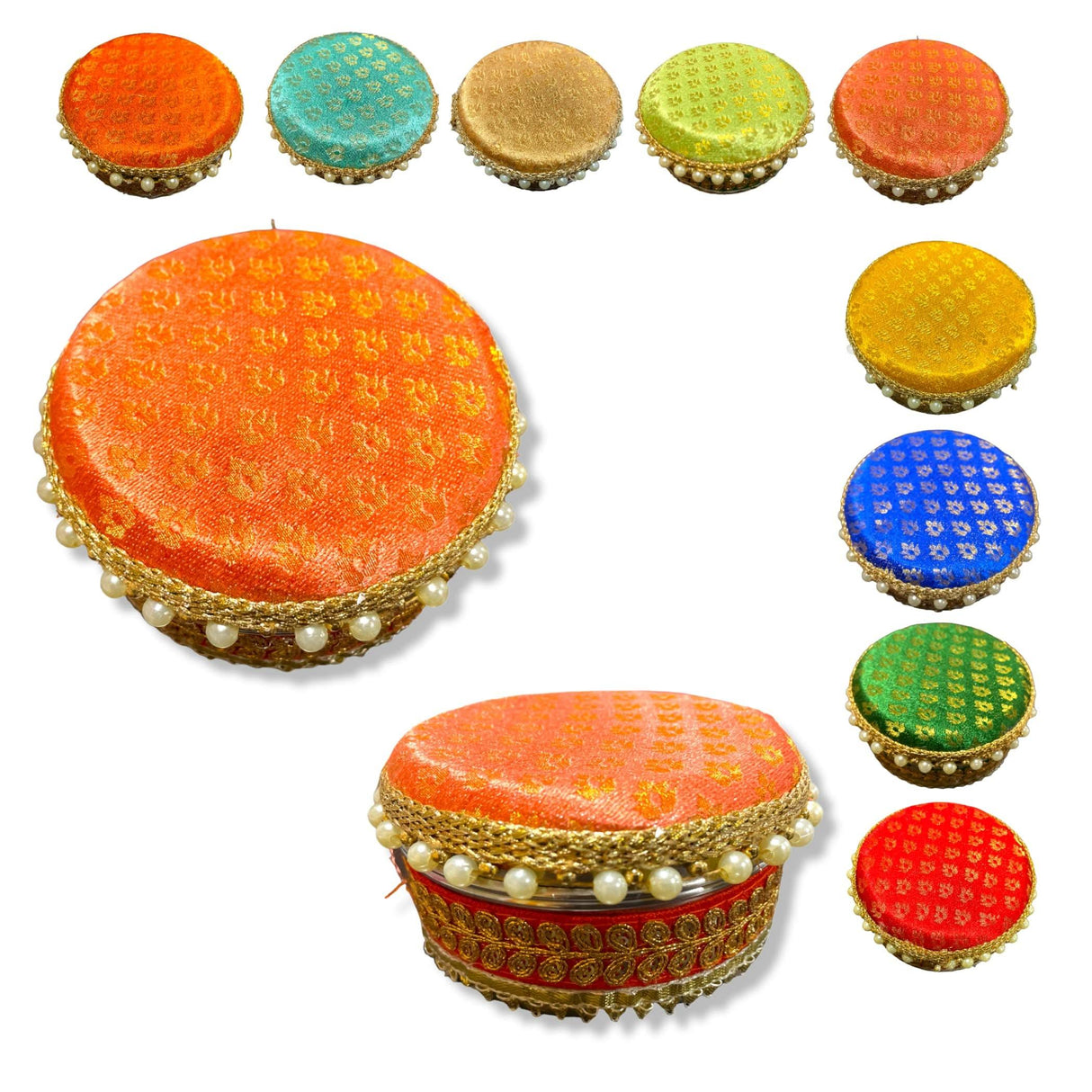 4 Ct Steel Ladoo Box 250 Grams Festival Special Stainless Steel Sweets Gift Box Perfect for Holi Diwali Rakhi Housewarmings Mithaai Desert Box - LoveNspire