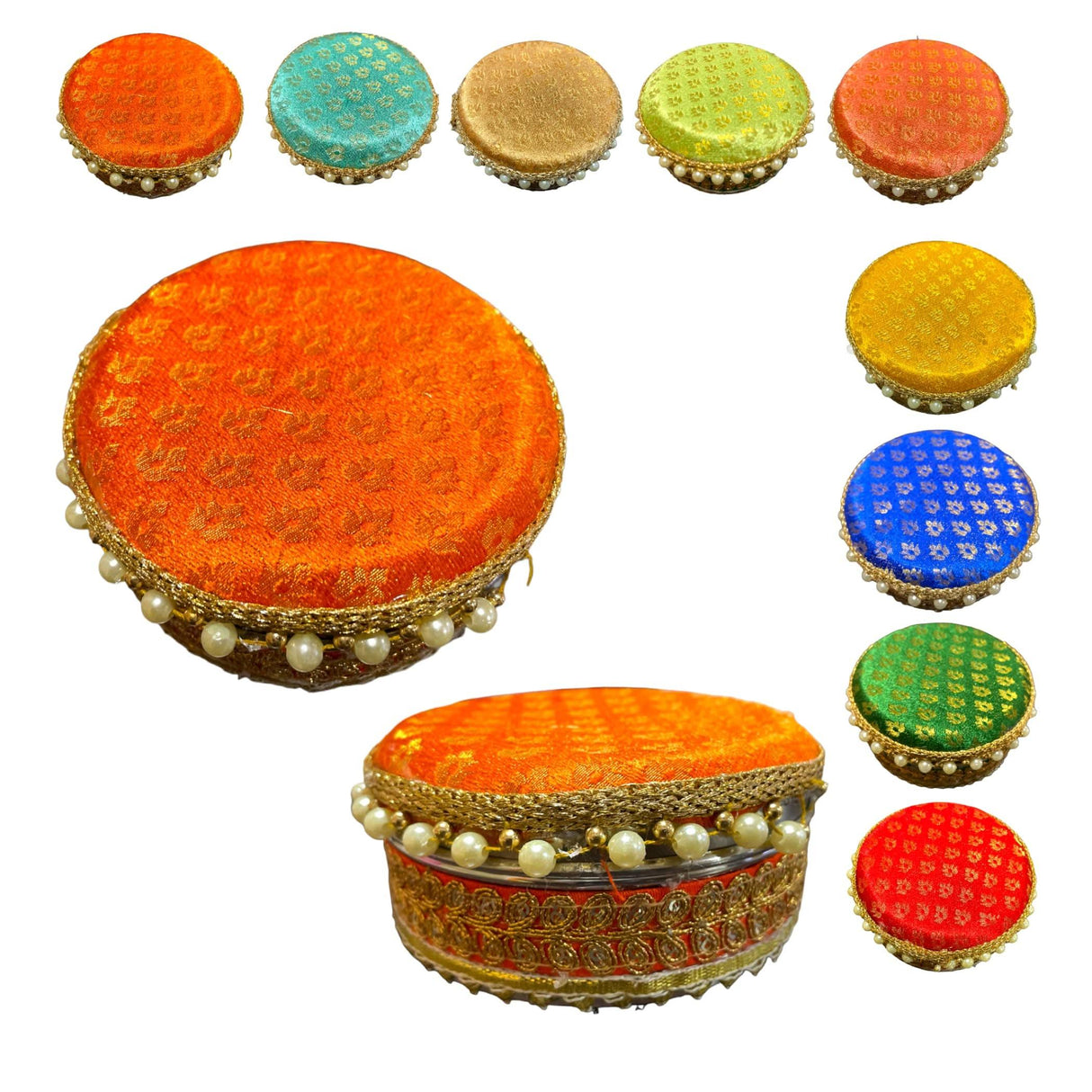 4 Ct Steel Ladoo Box 250 Grams Festival Special Stainless Steel Sweets Gift Box Perfect for Holi Diwali Rakhi Housewarmings Mithaai Desert Box - LoveNspire