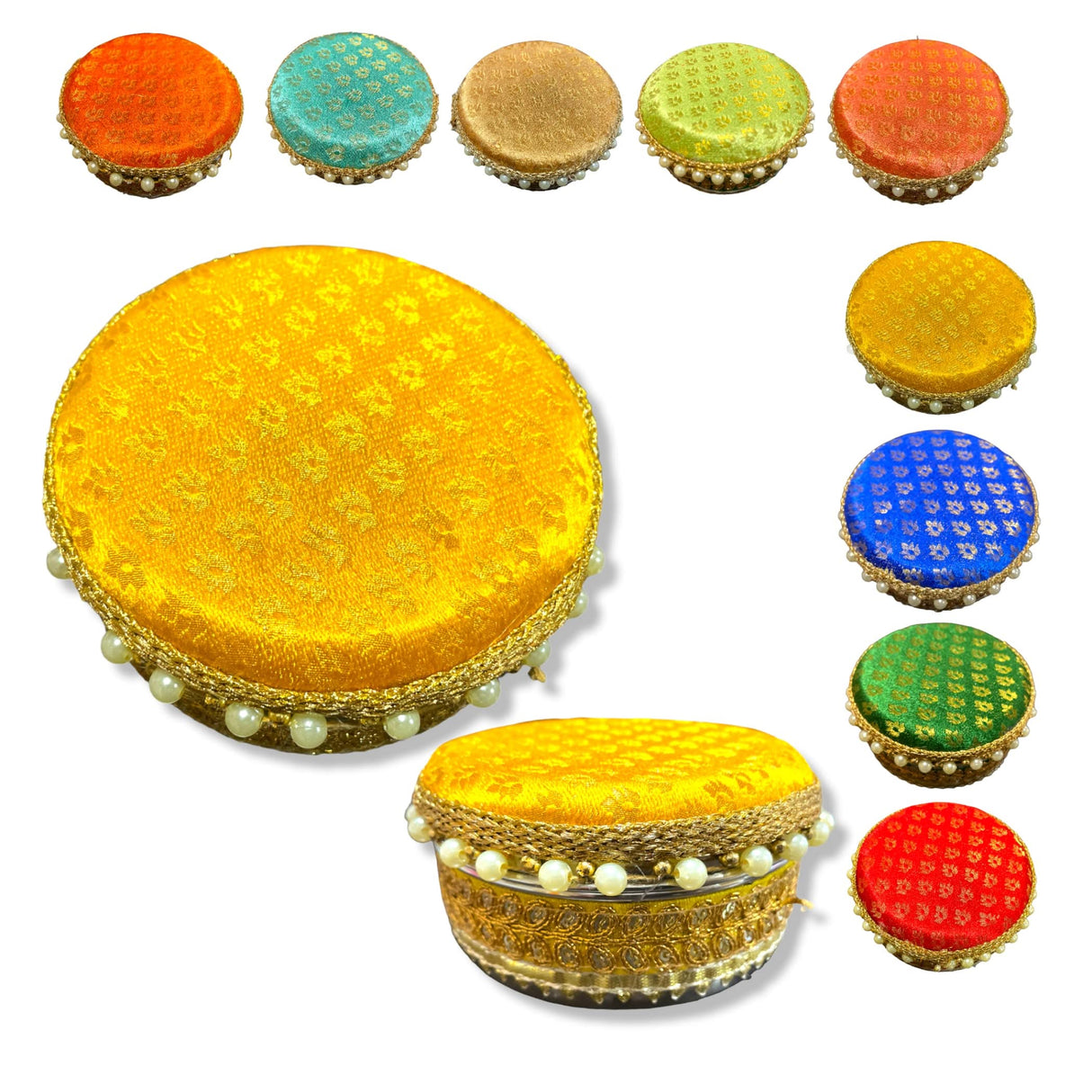 4 Ct Steel Ladoo Box 250 Grams Festival Special Stainless Steel Sweets Gift Box Perfect for Holi Diwali Rakhi Housewarmings Mithaai Desert Box - LoveNspire
