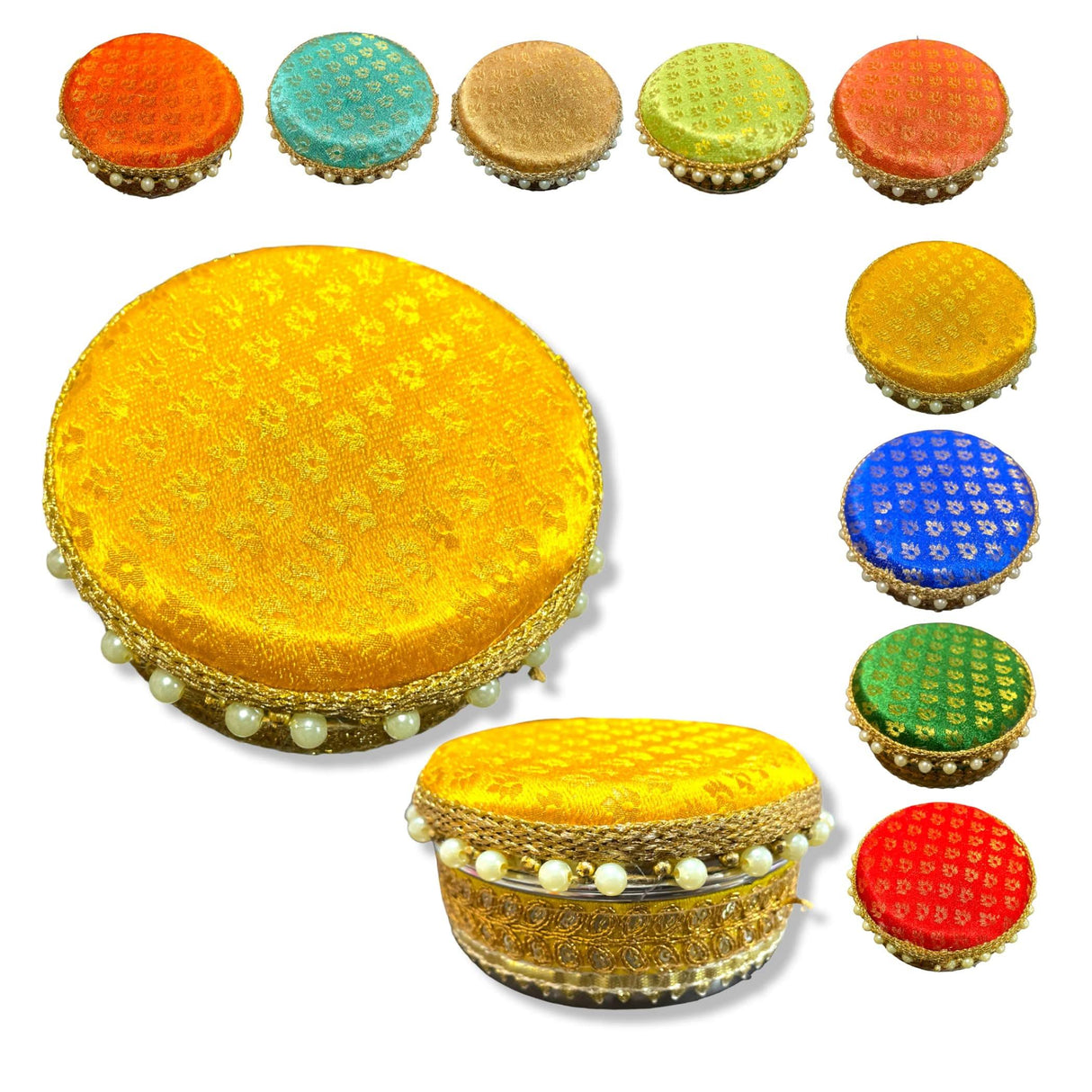 4 Ct Steel Ladoo Box 250 Grams Festival Special Stainless Steel Sweets Gift Box Perfect for Holi Diwali Rakhi Housewarmings Mithaai Desert Box - LoveNspire