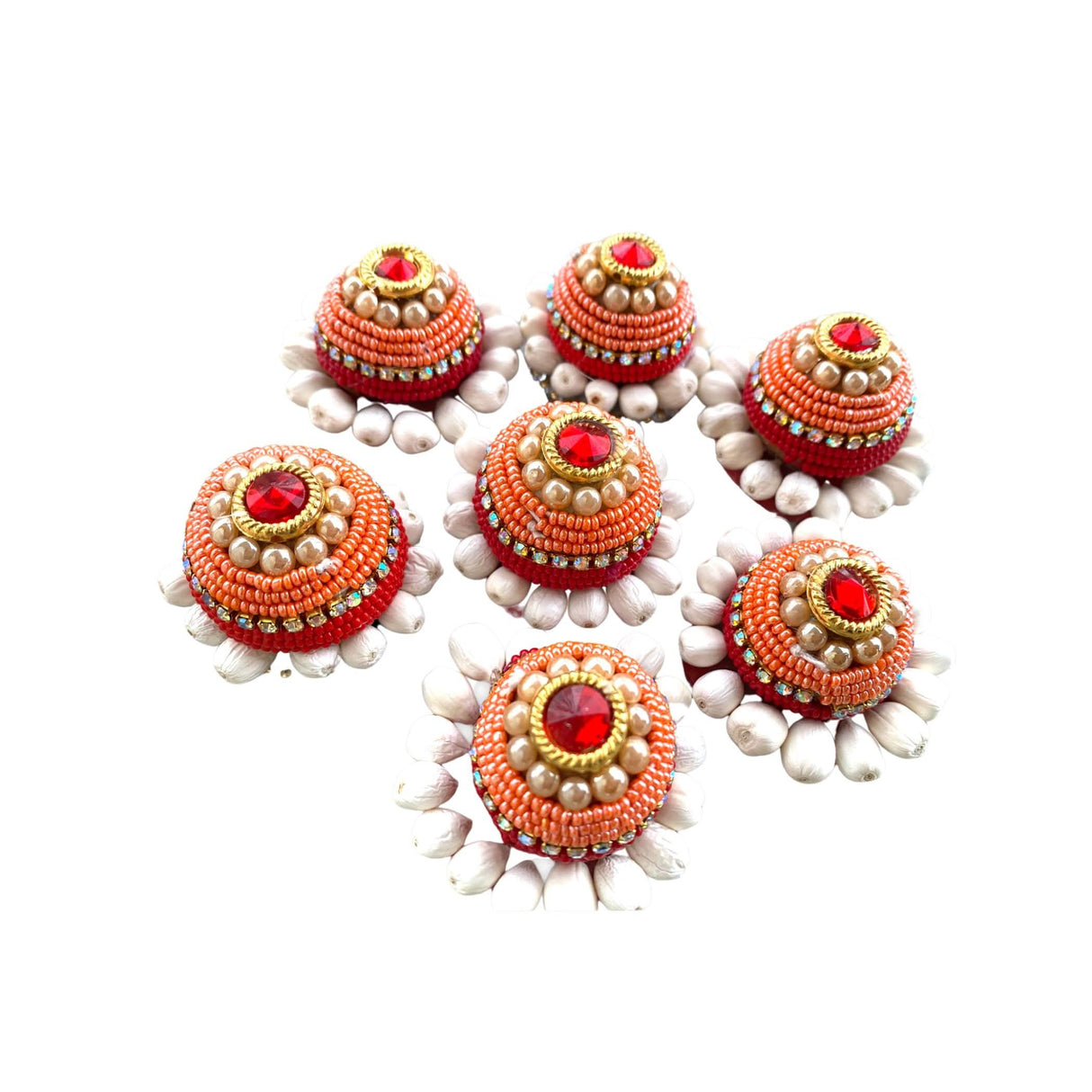 10 Pc Decorative Designer Supari Betelnut for Pooja – Spiritual Shagun Item, Unique Indian Pooja Supari, Temple Decor, Wedding Favor, Housewarming Gift - LoveNspire