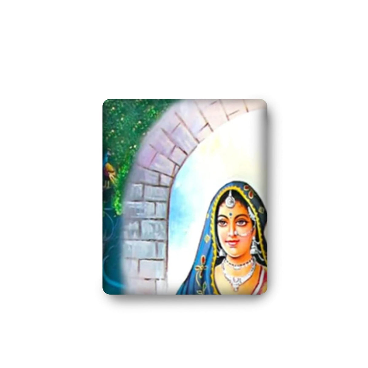 5x8 Feet Radha Krishna Backdrop Indian Traditional Cloth Backdrop Pooja Wall Decor Indian Wall Art Photo Decor Banner Indian Janmashtami Decor Decorative Pooja Cloth - LoveNspire