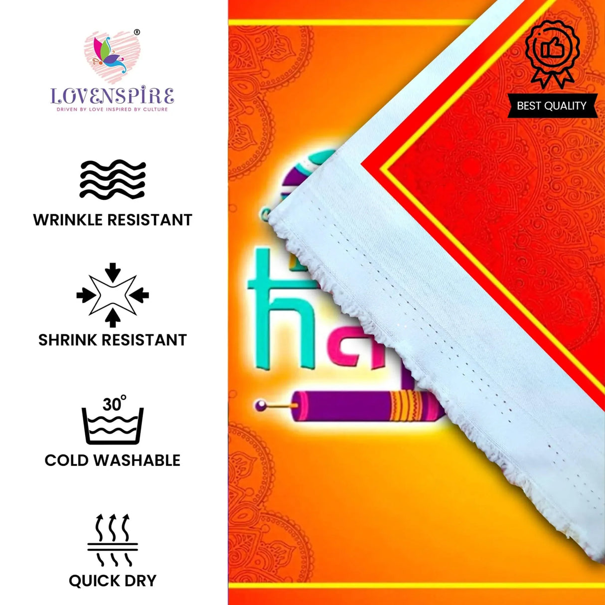 5x8 Ft Happy Holi Backdrop Cloth Banner Indian Hindu Indoor Outdoor Photography Home Wall Hanging Background Decoration Colorful Holi Party Supplies Decorations Backdrop - LoveNspire