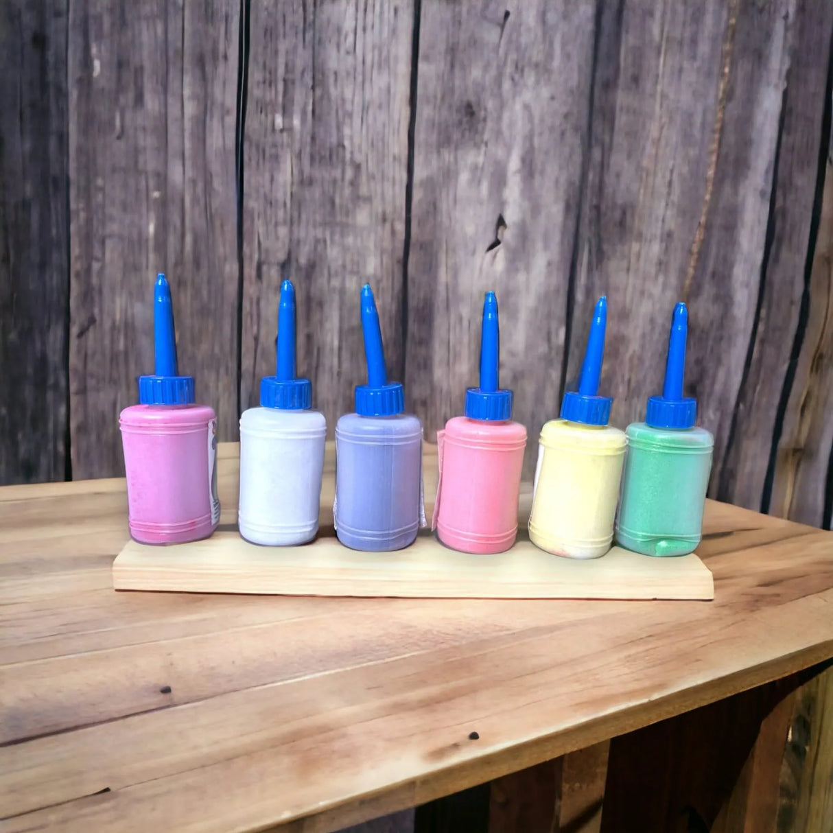 Rangoli Powder Kit Art Sand Diy Arts & Crafts Rangoli Colour Kit for Home Floor Table Diwali Navratri Pongal Puja Mandir Decor - Deepawali Decoration - Housewarming Return Gifts (6 Colors) - LoveNspire