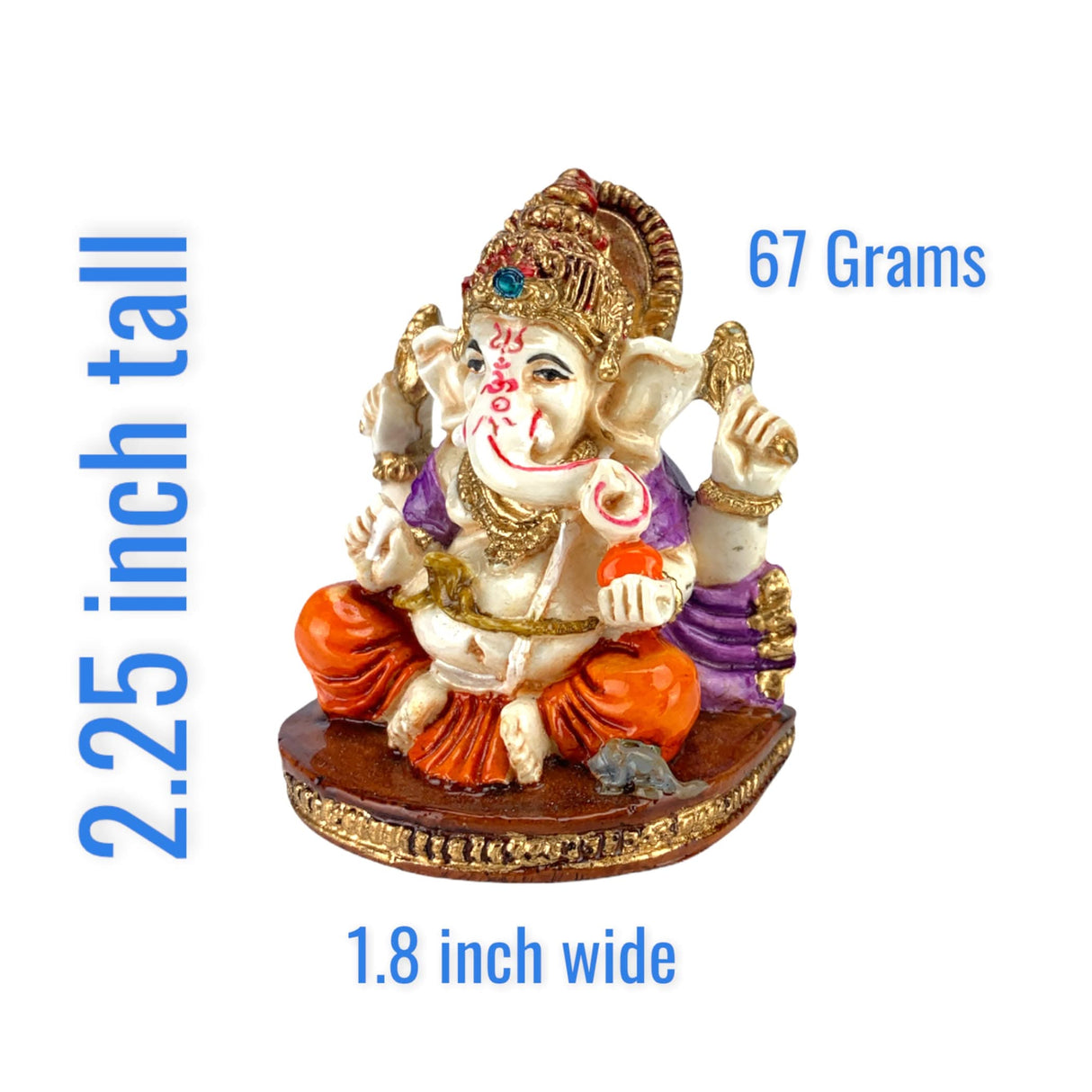 Acrylic Car Ganesha Ii, Ganesha Pooja Favor, Housewarming Favor, Ganesh Statue, Diwali Navrathri Gift, Ganesh Idol, Ganesha Statue, Lord Ganesha - LoveNspire