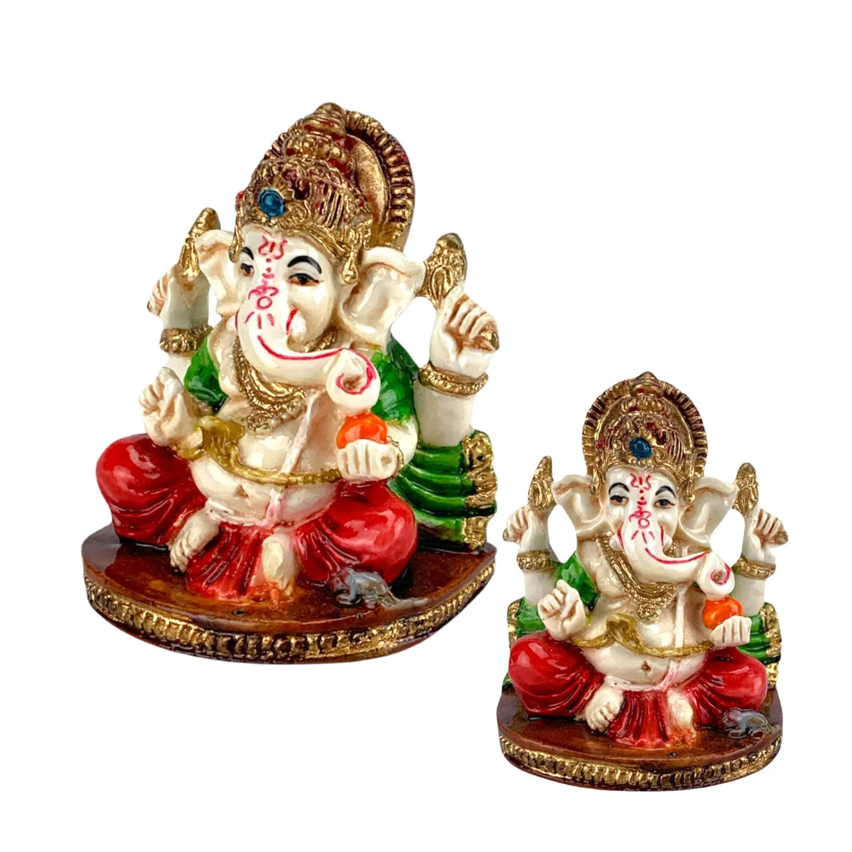 Acrylic Car Ganesha Ii, Ganesha Pooja Favor, Housewarming Favor, Ganesh Statue, Diwali Navrathri Gift, Ganesh Idol, Ganesha Statue, Lord Ganesha - LoveNspire