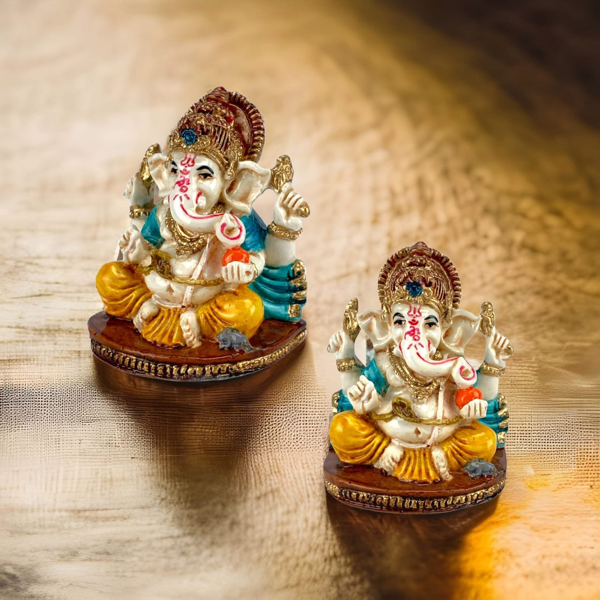 Acrylic Car Ganesha Ii, Ganesha Pooja Favor, Housewarming Favor, Ganesh Statue, Diwali Navrathri Gift, Ganesh Idol, Ganesha Statue, Lord Ganesha - LoveNspire