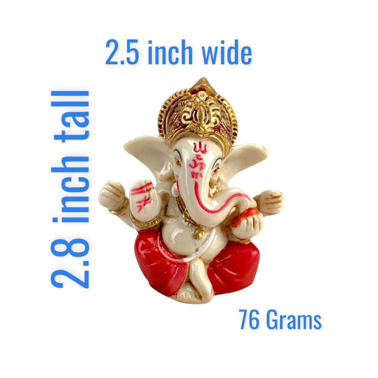 Acrylic Car Ganesha, Ganesha Pooja Favor, Housewarming Favor, Ganesh Statue, Indian Gift, Indian Favor, Ganesh Idol, Ganesha Statue - LoveNspire