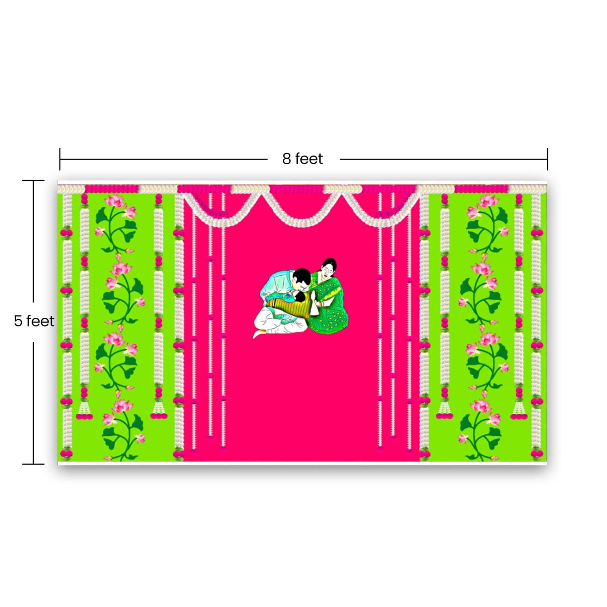 Anaprasana Backdrop, Annaprashan Banner, Annaprashan Backdrop, Annaprashan Ceremony, Annaprasana Decor, Baby Shower Decor - LoveNspire