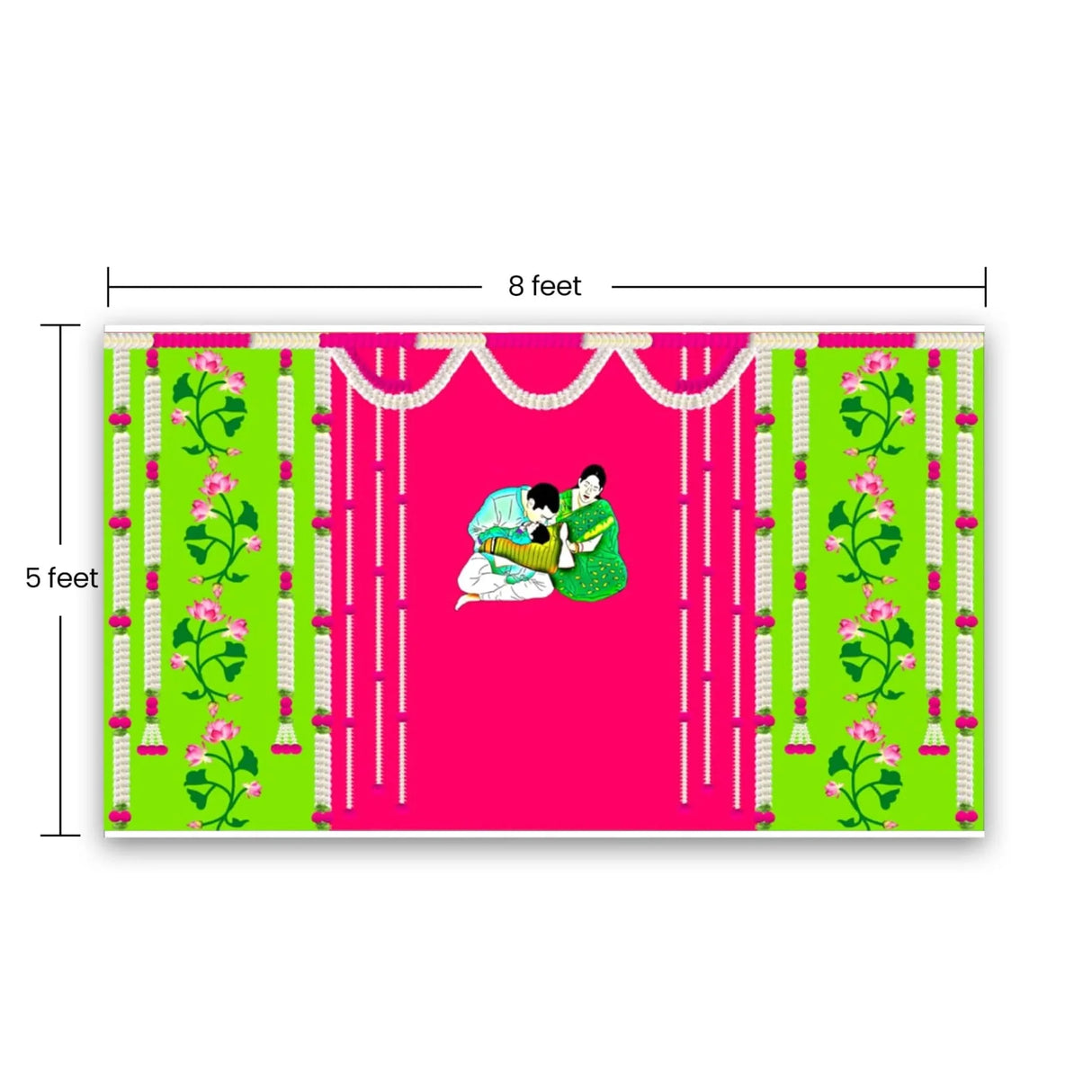 Anaprasana Backdrop, Annaprashan Banner, Annaprashan Backdrop, Annaprashan Ceremony, Annaprasana Decor, Baby Shower Decor - LoveNspire