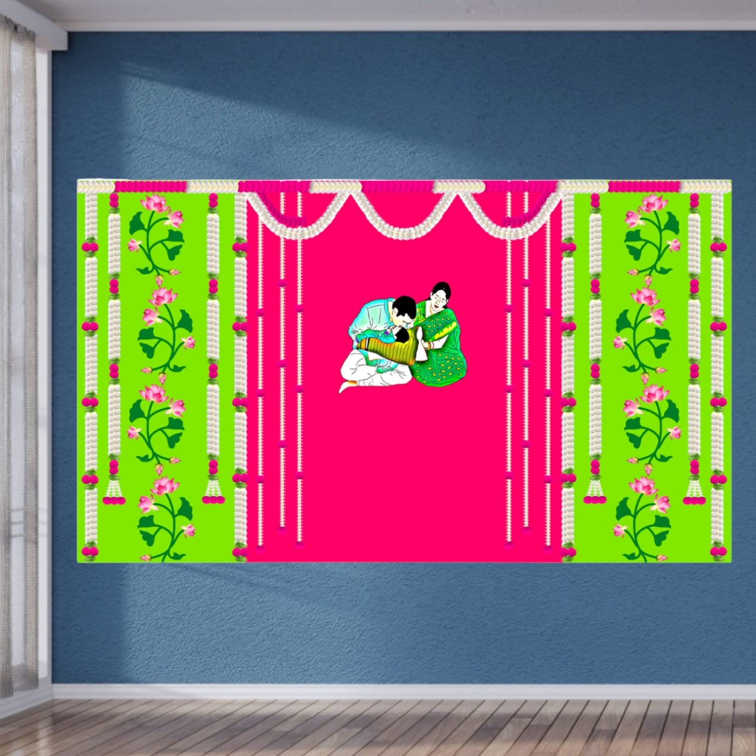 Anaprasana Backdrop, Annaprashan Banner, Annaprashan Backdrop, Annaprashan Ceremony, Annaprasana Decor, Baby Shower Decor - LoveNspire