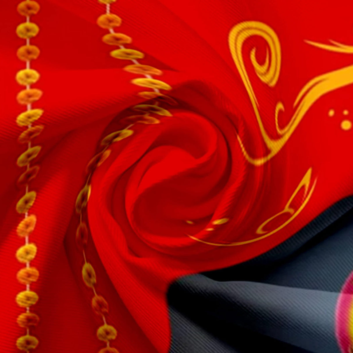 Annaprasana Backdrop Indian Traditional Backdrop Cloth 5x8 Feet Baby Shower Decor Indian Pooja Wall Decor Indian Wall Art Photo Decor Banner Decorative Pooja Cloth Seemantham Favor - LoveNspire