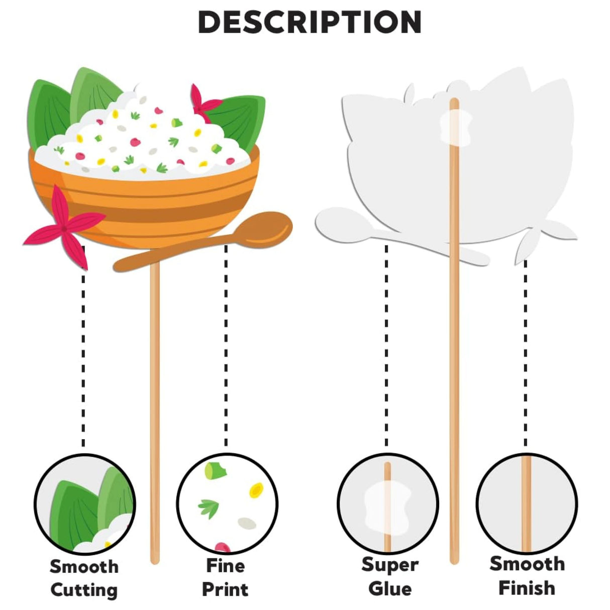 25 Pcs Annaprasanam Photo Booth Props Kit for Photoshoot Rice Feeding Ceremony Props Annaprashan Decoration Items Indian Party Supplies Hindu Celebration - LoveNspire