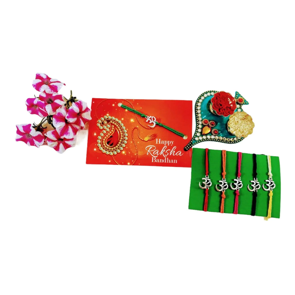 Bulk 1/5/20 Aum Om Rakhi, Rakhi for Brother, Raksha Bandhan, Rakhri, Rakshabandhan, Rakhdi - LoveNspire