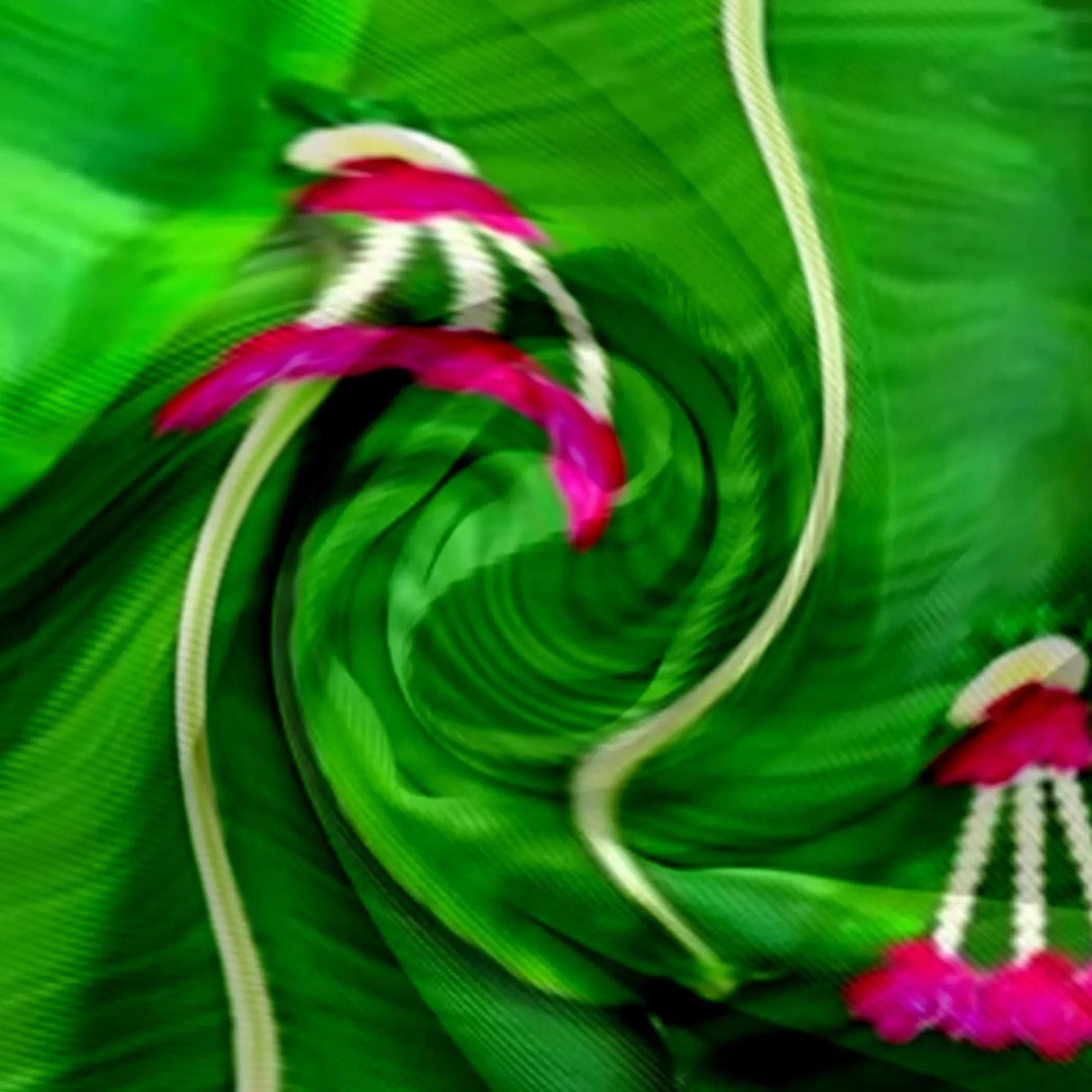 Banana Leaf Backdrop 5x8 Feet Backdrop Indian Traditional Cloth Backdrop Pooja Backdrop Indian Wall Art Photo Decor Banner Diwali Decor Wedding Backdrop Decorative Pooja Cloth - LoveNspire