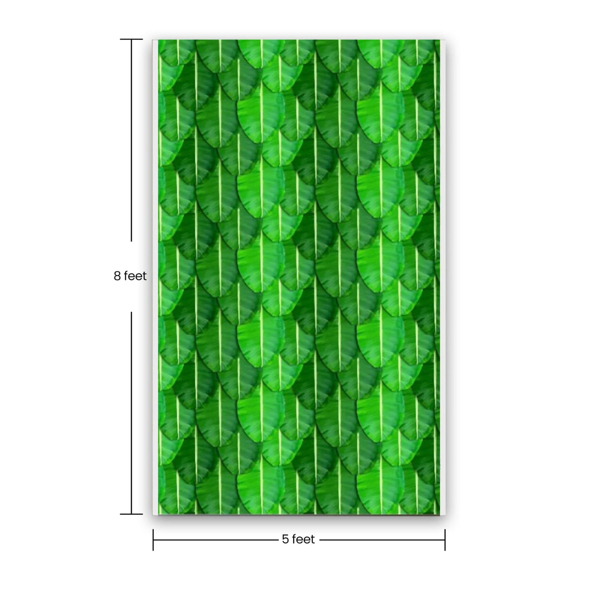 Banana Leaf Backdrop Indian Traditional Cloth 5x8 Feet Backdrop Pooja Backdrop Indian Wall Art Photo Decor Banner Diwali Decor Wedding Backdrop Decorative Pooja Cloth - LoveNspire
