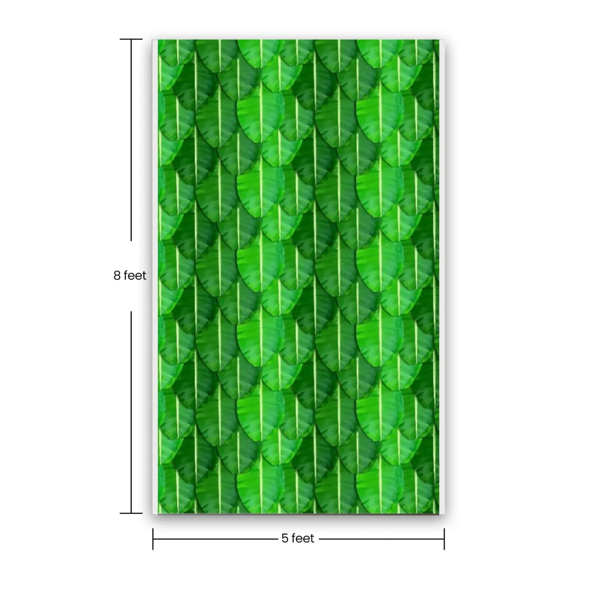 Banana Leaf Backdrop Indian Traditional Cloth 5x8 Feet Backdrop Pooja Backdrop Indian Wall Art Photo Decor Banner Diwali Decor Wedding Backdrop Decorative Pooja Cloth - LoveNspire