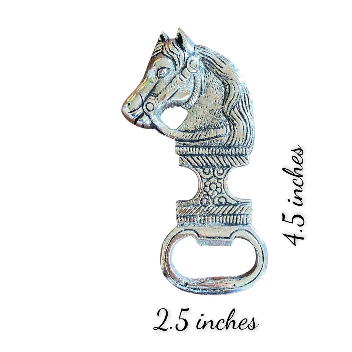 Designer German Silver Bear Bottle can Opener for Kitchen, Bar, or Restaurant Automatic Bottle Cap Catcher Birthday, Christmas, New Year Gift - LoveNspire