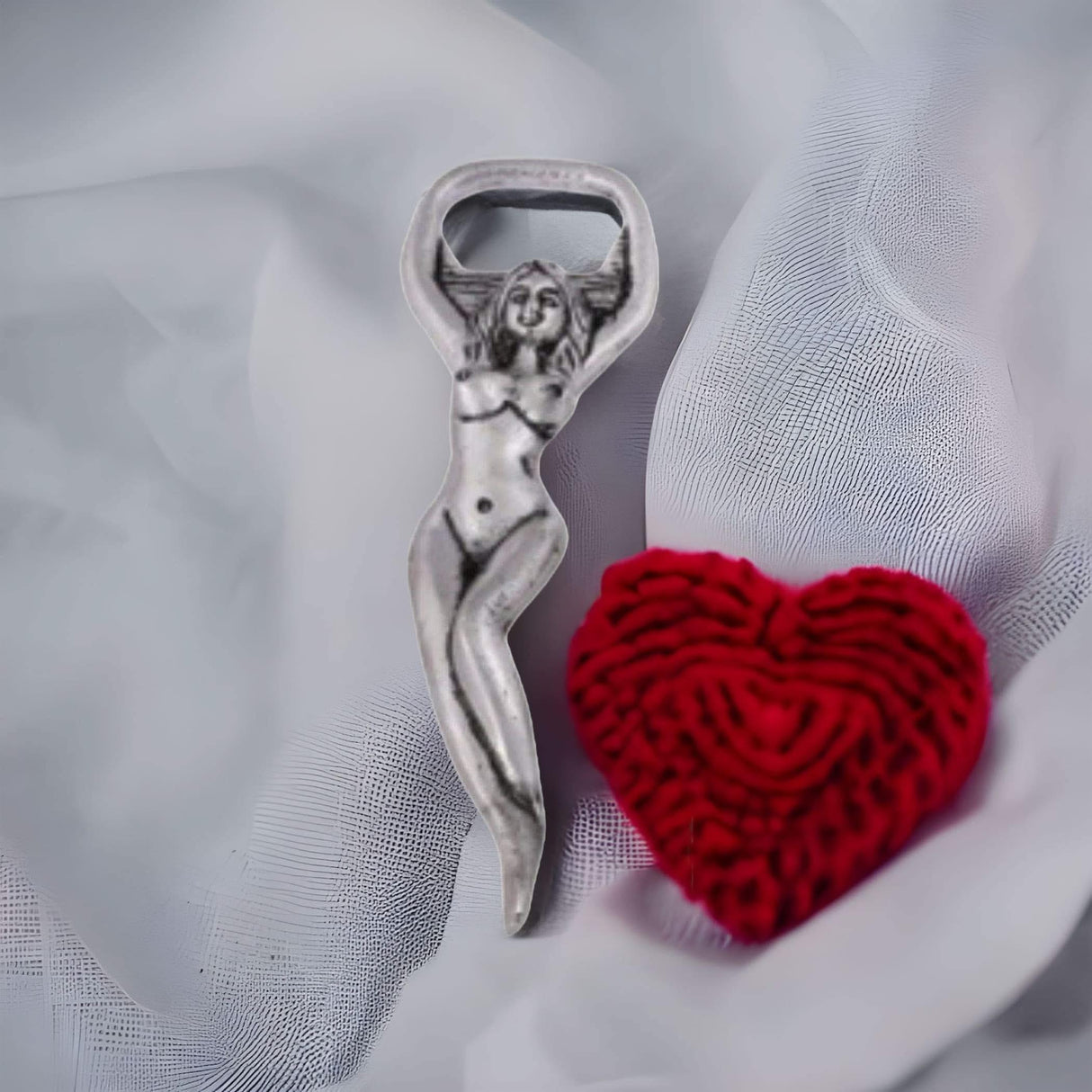 Designer German Silver Bear Bottle can Opener for Kitchen, Bar, or Restaurant Automatic Bottle Cap Catcher Birthday, Christmas, New Year Gift - LoveNspire