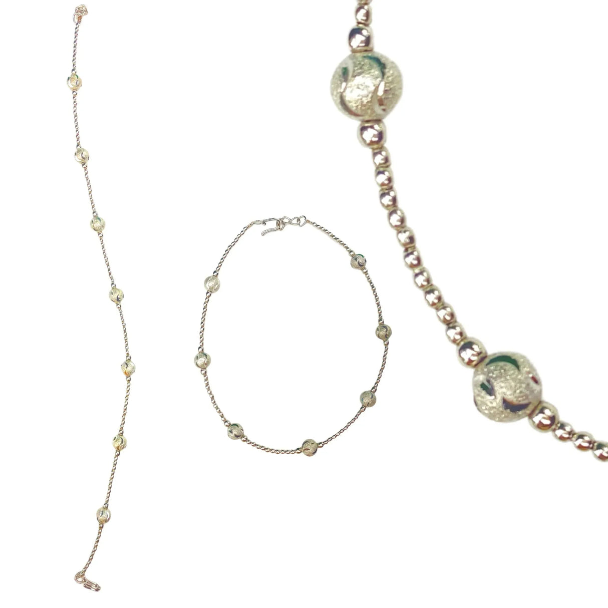 Bohemian Silver Anklet for Women Rhodium Plated Adjustable Foot Ankle Bracelet Indian Delicate Trendy Anniversary, Birthday Jewelry Gift - LoveNspire