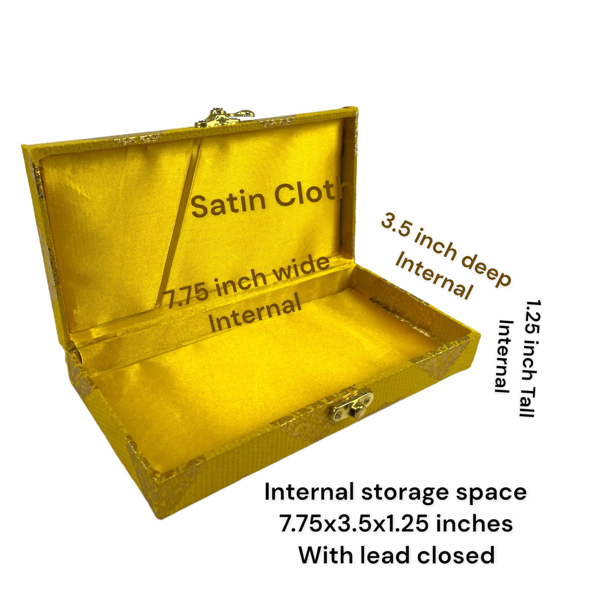 Brocade Gift Boxes( 8x4x1.5 Inches) Favor for Indian Muslim Pakistani Punjabi Wedding, Nikah Favor, Mehndi Favors, Gift Box - LoveNspire