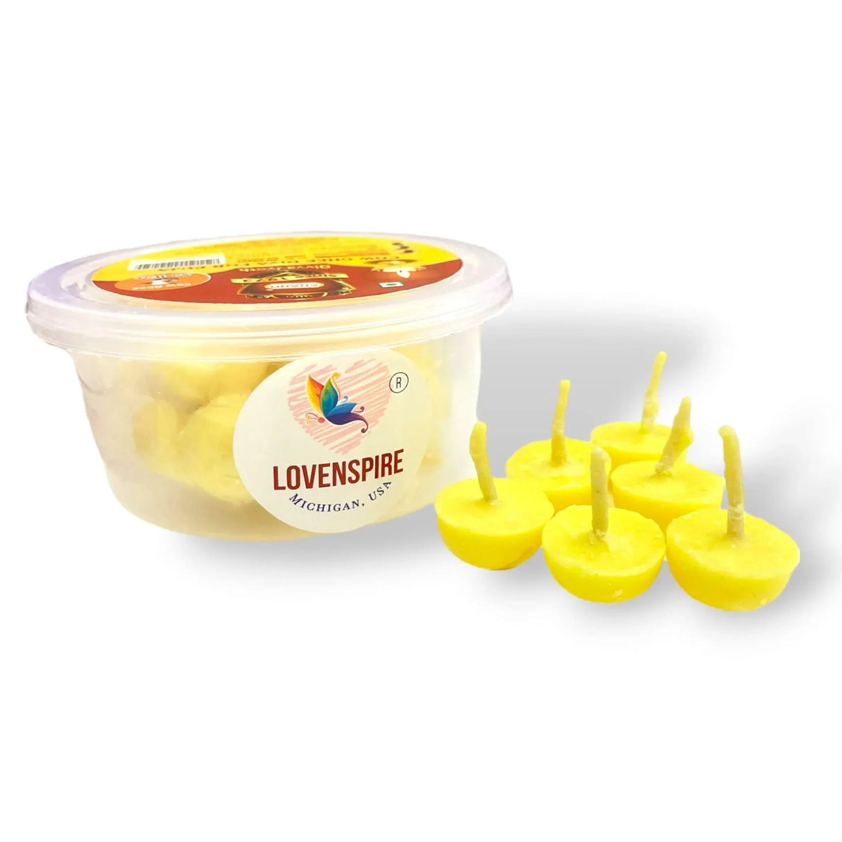 Pure Cow Ghee Wicks for Pooja Buffalo Diya Batti 35 Min Burning Time Butter Cotton Wick for Home Temple Pujan Readymade Wax Free Ghee Diya Jyot Diwali Wick Housewarming Return Gifts - LoveNspire