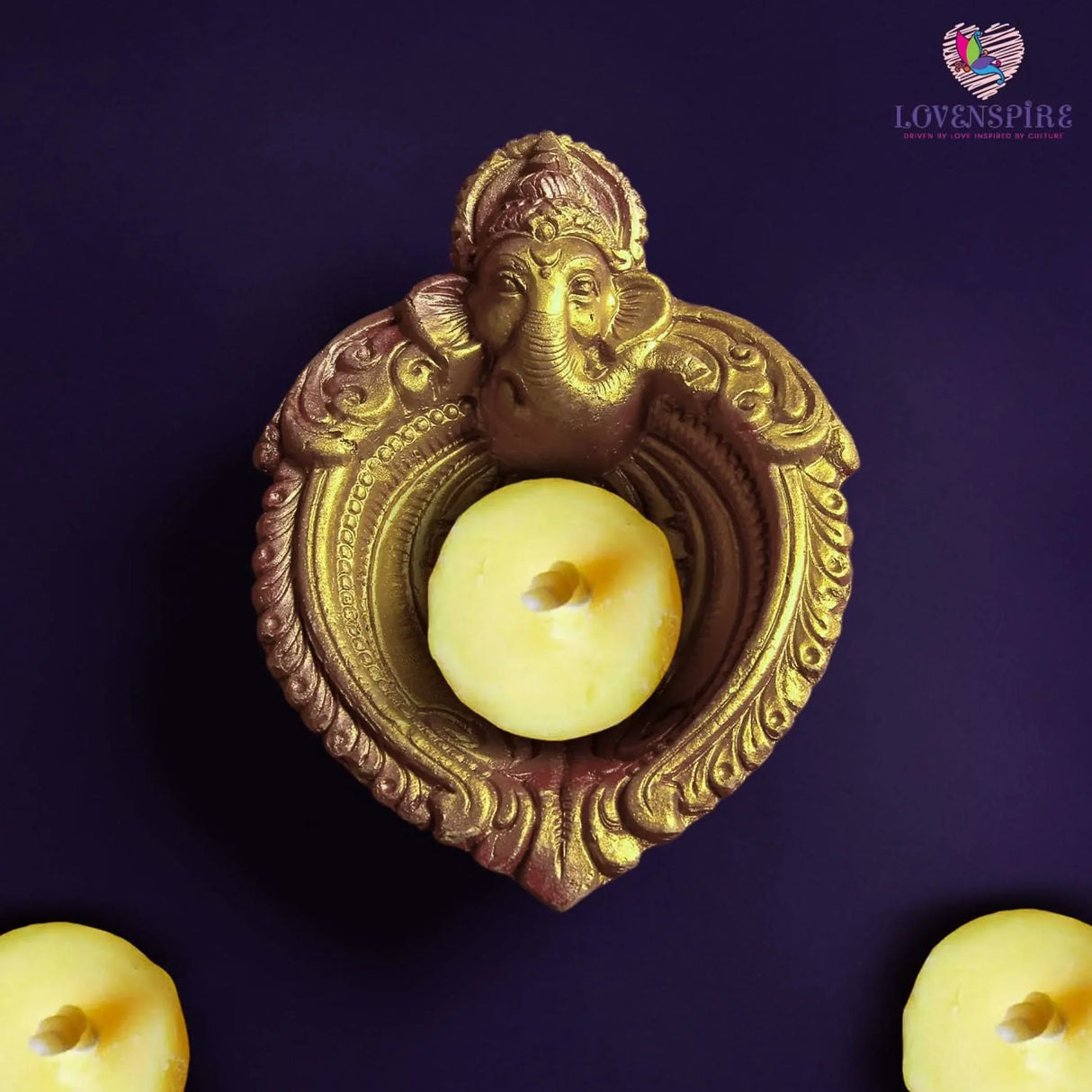 Pure Cow Ghee Wicks for Pooja Buffalo Diya Batti 35 Min Burning Time Butter Cotton Wick for Home Temple Pujan Readymade Wax Free Ghee Diya Jyot Diwali Wick Housewarming Return Gifts - LoveNspire