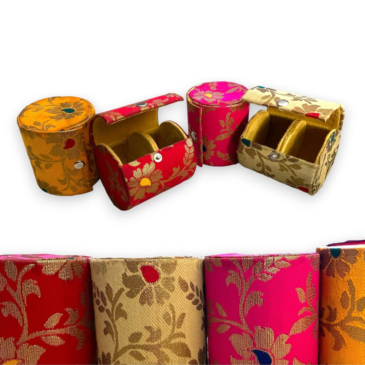 Bangle Box Organizer Bulk Assorted Bangle Jewelry Storage Boxes Beautiful Bangle Case Indian Wedding Favor Bridesmaid Gift - Travel Essential Accessories for Women - LoveNspire
