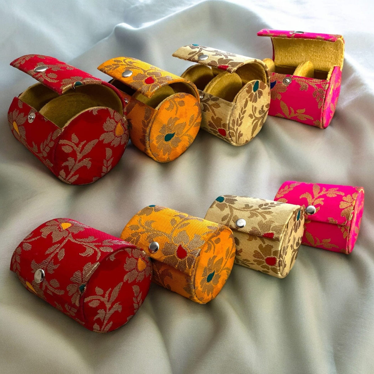 Bangle Box Organizer Bulk Assorted Bangle Jewelry Storage Boxes Beautiful Bangle Case Indian Wedding Favor Bridesmaid Gift - Travel Essential Accessories for Women - LoveNspire